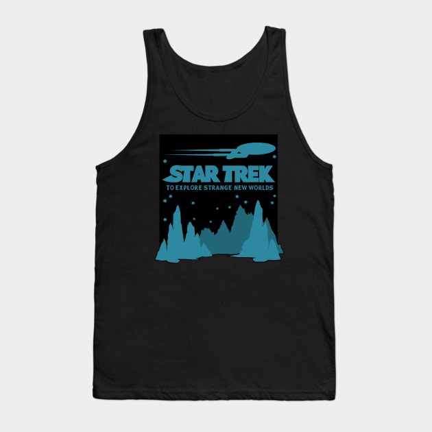 Star trek Tank Top by mypointink